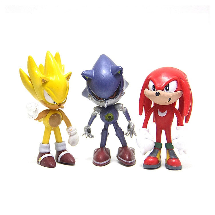 Kit 6 Bonecos - Sonic e sua turma