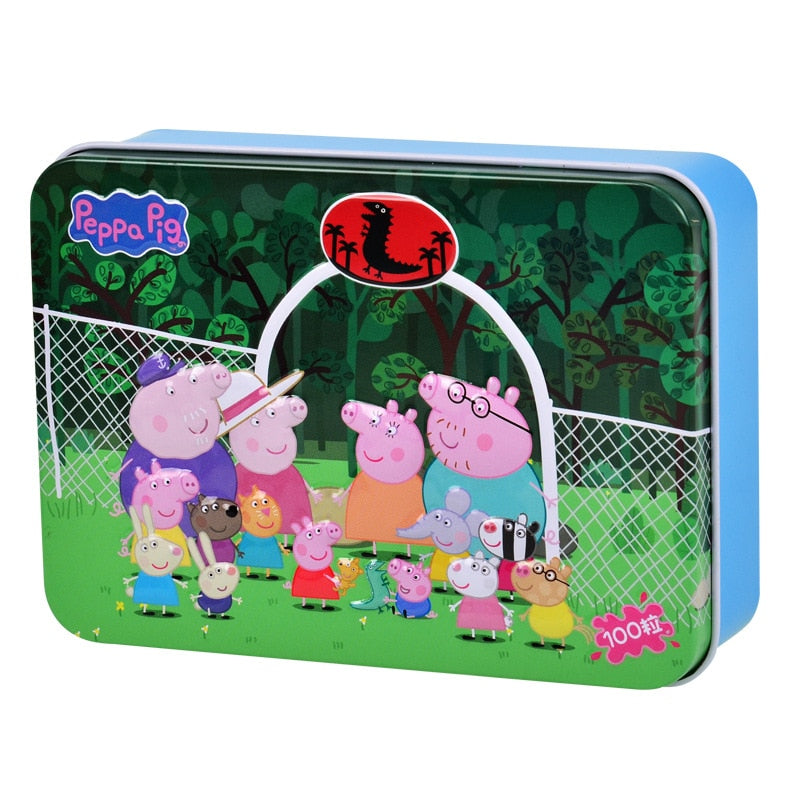 Brinquedo Educativo Quebra-Cabeça Gigante Peppa Pig 45x35 Madeira