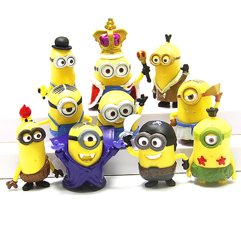 Kit 10 Bonecos Minions - Edição Limitada