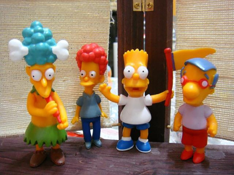 Kit 14 Bonecos Os Simpsons - Edição Única