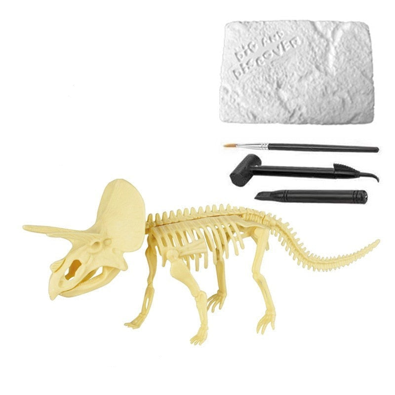 3d Dinossauro Dinossauro Kit de Escavação Fóssil Kit Educacional