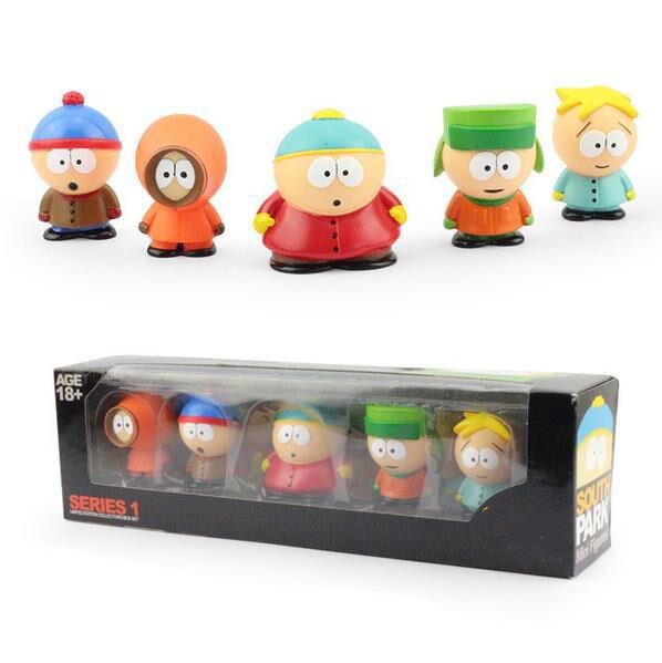 Kit 5 Bonecos South Park