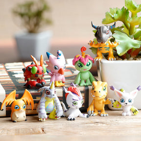 Kit 9 Bonecos Digimon